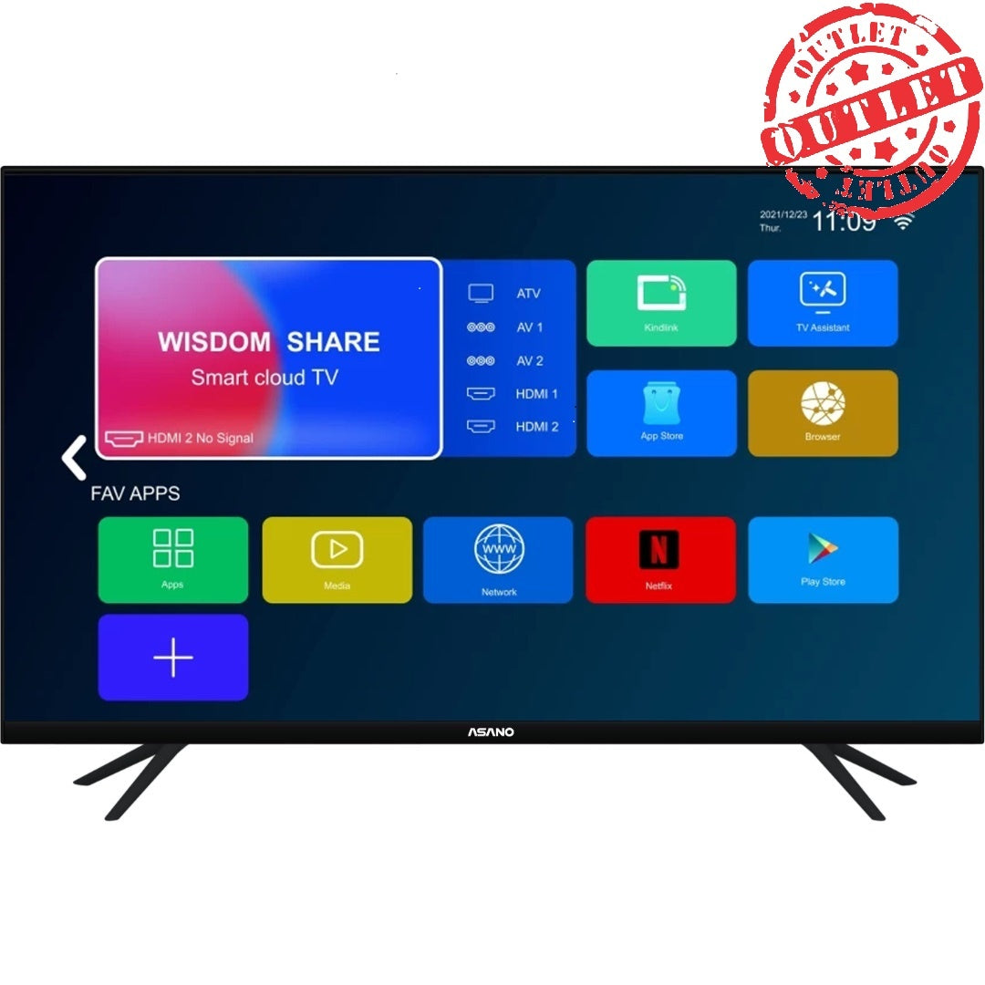 Smart TV Asano 50 pulgadas Full HD Android 11 Sin Bordes - Outlet