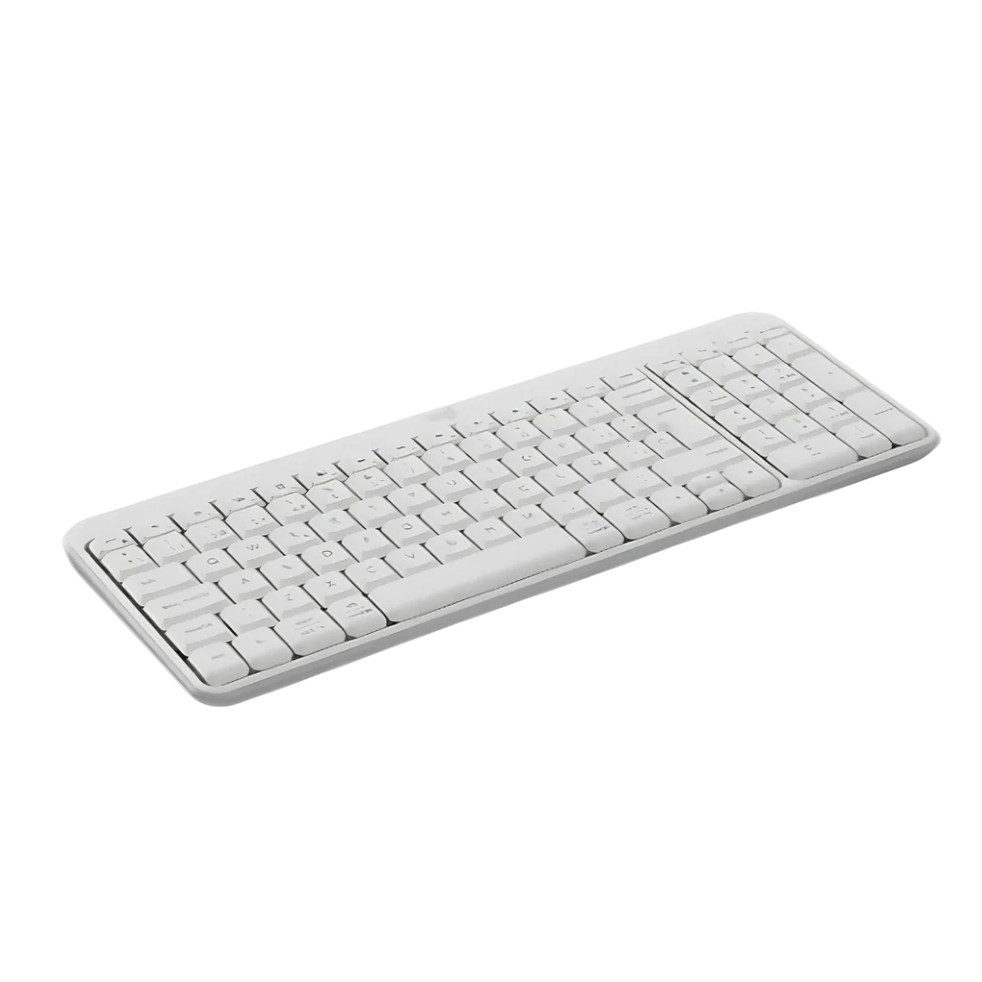 Teclado Logitech K250 blanco inalambrico