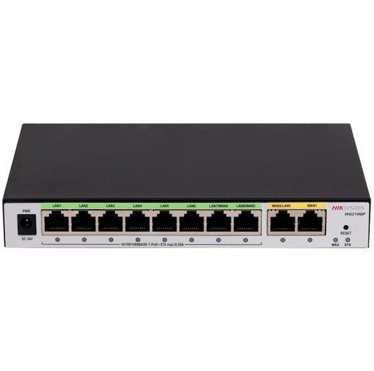 Router Hikvision Multi-WAN corporativo 10p Gigabit PoE