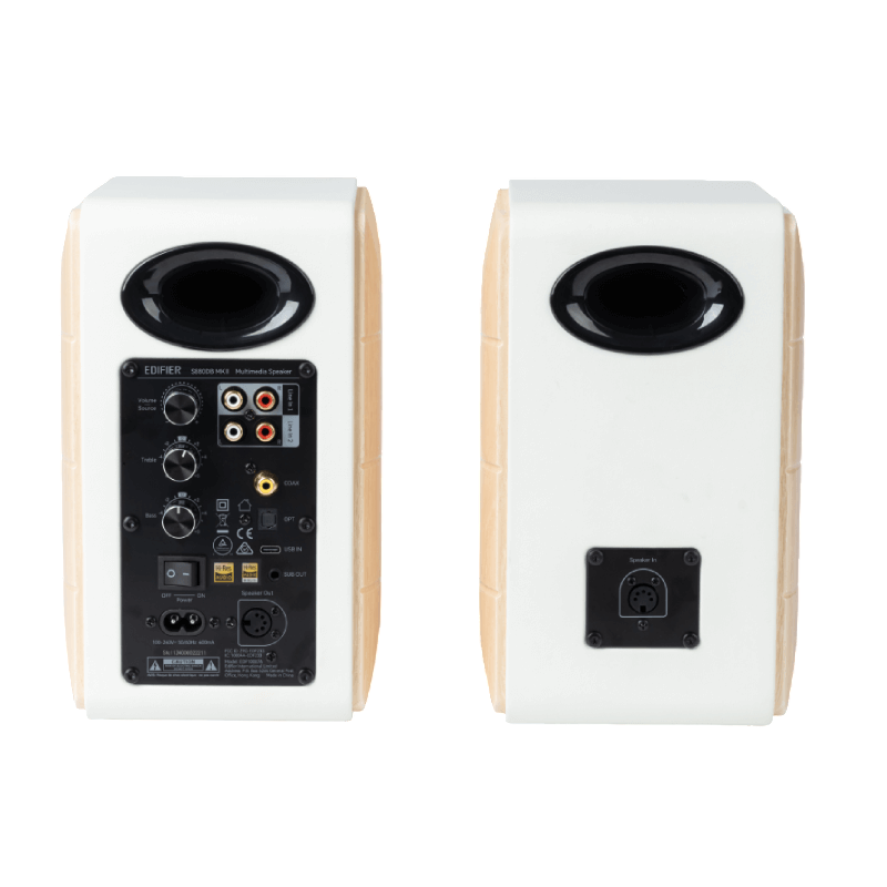 Parlantes Edifier S880 MKII 2.0 Bluetooth 88W Blanco | Technica UY