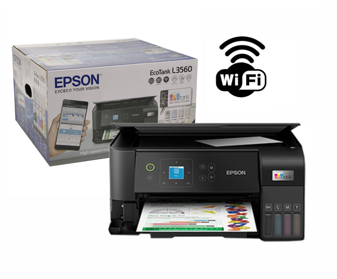 Impresora Multifunción Epson EcoTank L3560 Wi-Fi sin cartuchos