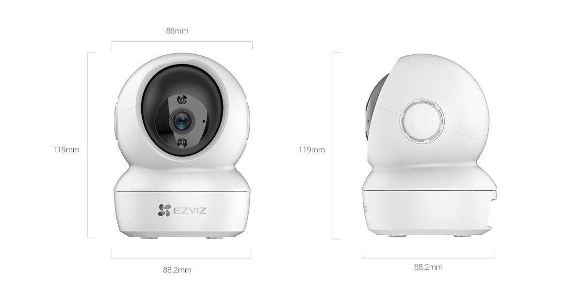 Cámara Ezviz H6c Full HD 1080p Wi-Fi Motorizada Interior