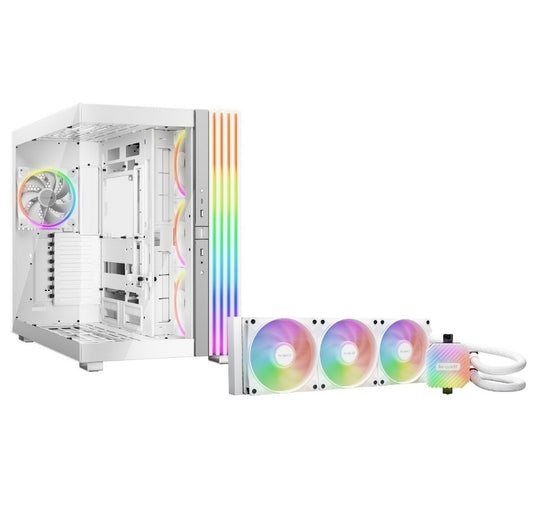 Combo Gabinete be quiet! Light Base 900 FX + Water Cooler 360mm Blanco