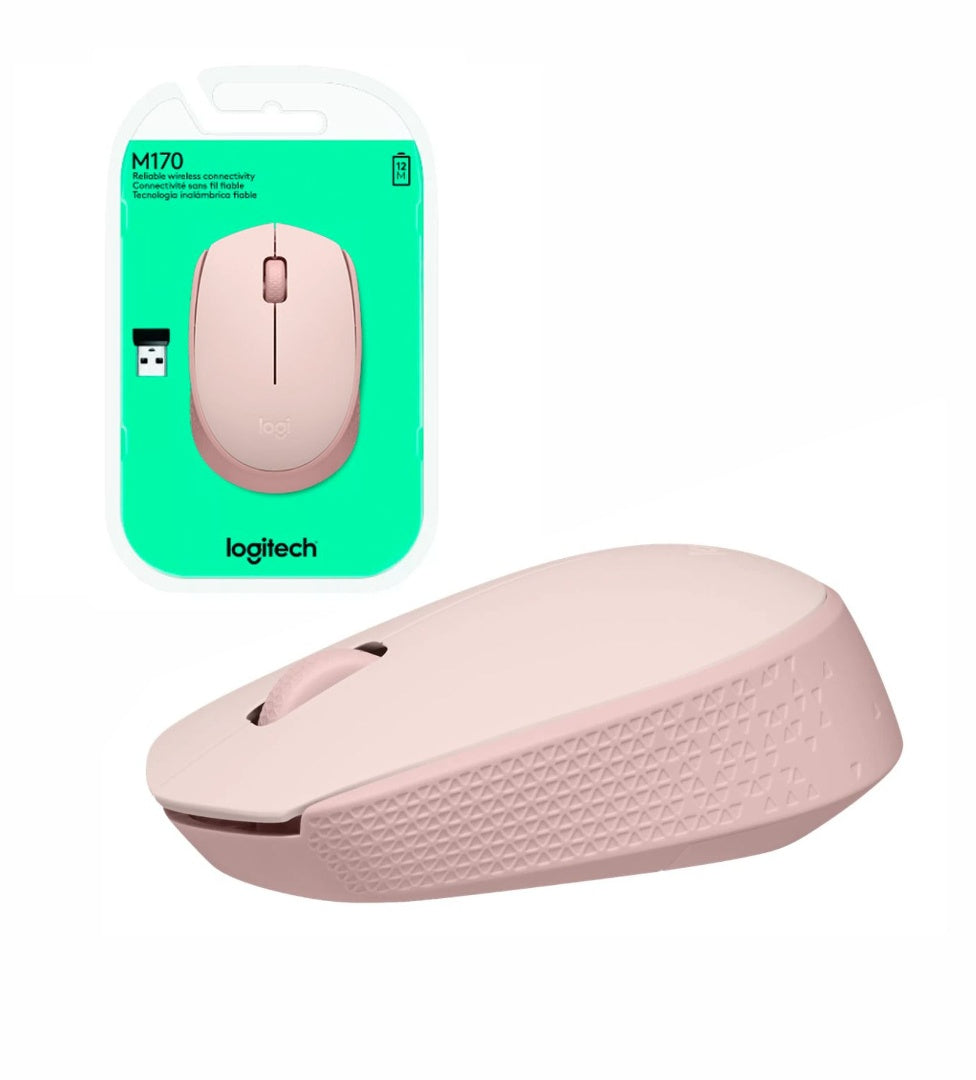 Mouse Logitech M170 inalámbrico rojo