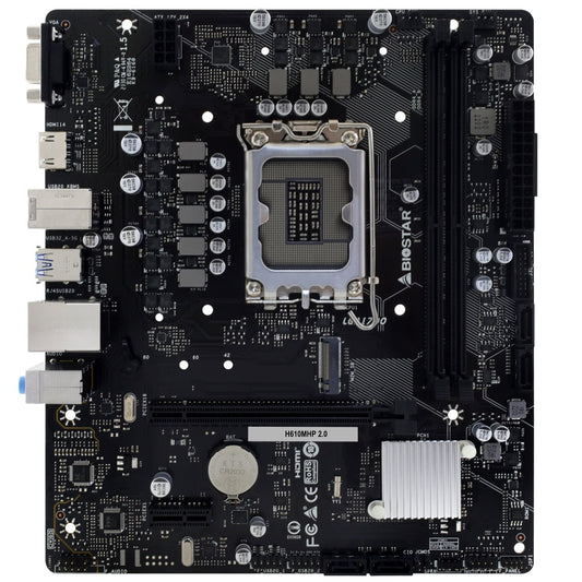 Motherboard BioStar H610MHP 2.0 LGA 1700 DDR4 Micro-ATX Intel