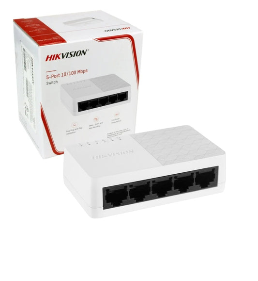 Switch Hikvision 5 Puertos 10/100