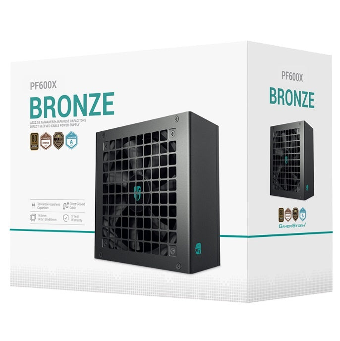 Fuente DeepCool PF600X 600W 80 Plus Bronze ATX