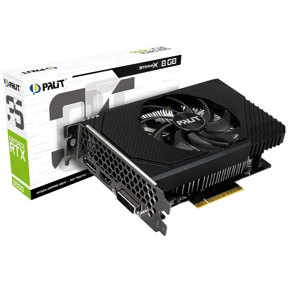 Tarjeta de Video Palit RTX 3050 StormX 6GB GDDR6 | Technica UY
