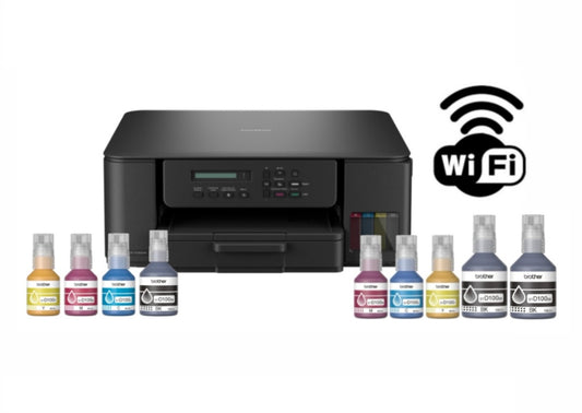 Impresora Brother DCP-T530DW Wi-Fi Dúplex + 4 Botellas Tinta Extra