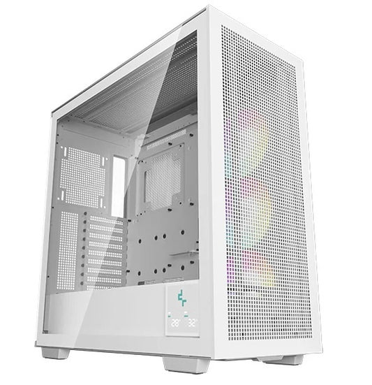 Gabinete DeepCool MORPHEUS WH ATX Blanco Modular con Cristal Templado