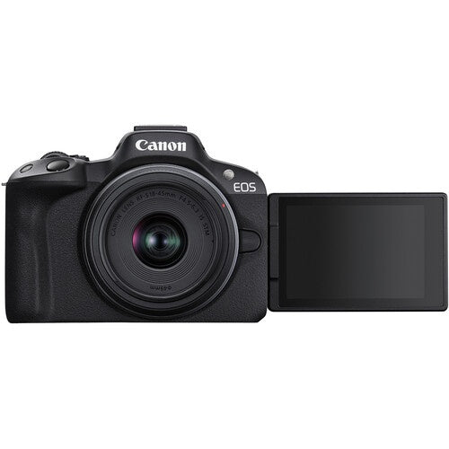 Cámara Mirrorless Canon EOS R50 4K con Lente 18-45mm APS-C