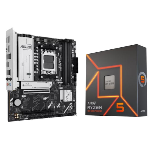 Combo AMD Ryzen 5 7600X + Asus Prime B850M-A WiFi 6E AM5