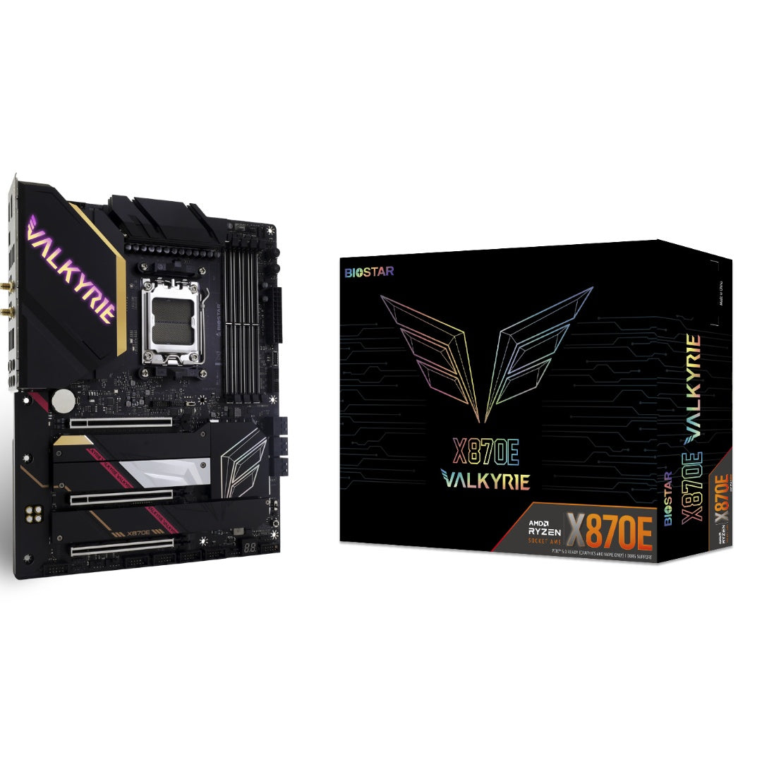 Motherboard BioStar X870E VALKYRIE AM5 DDR5 ATX para Ryzen 9000