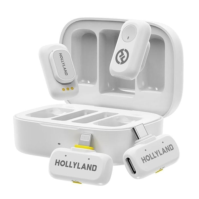 Micrófono Inalámbrico Hollyland LARK A1 Combo Hi-Fi Gris