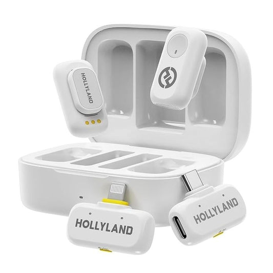 Micrófono Inalámbrico Hollyland LARK A1 Combo Hi-Fi Gris