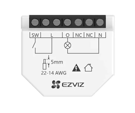 Interruptor Relé Inteligente Ezviz T35 Wi-Fi 1 Canal