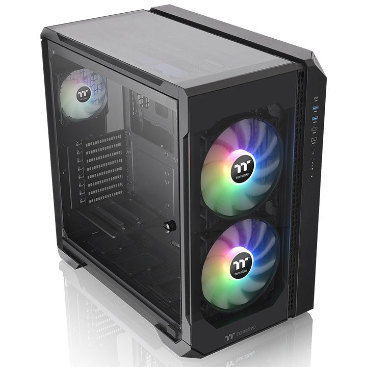Gabinete Full Tower Thermaltake View 51 TG ARGB con cristal templado