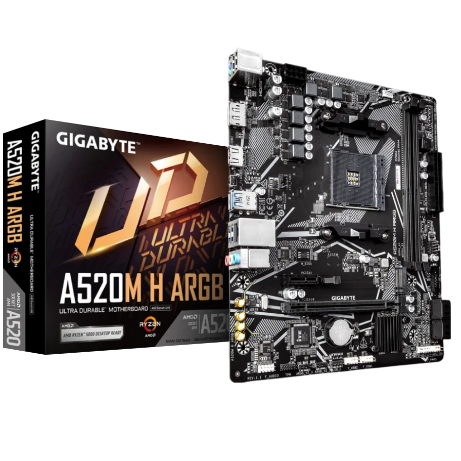 Motherboard Gigabyte A520M H ARGB AM4 Micro-ATX