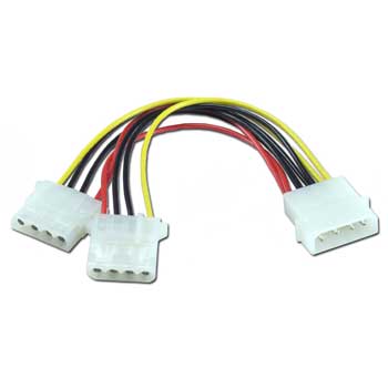 Cable de poder tipo Y para fuente ATX Molex