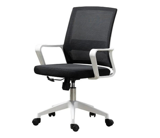 Silla de Oficina Ryan Ergonómica Negro/Blanco