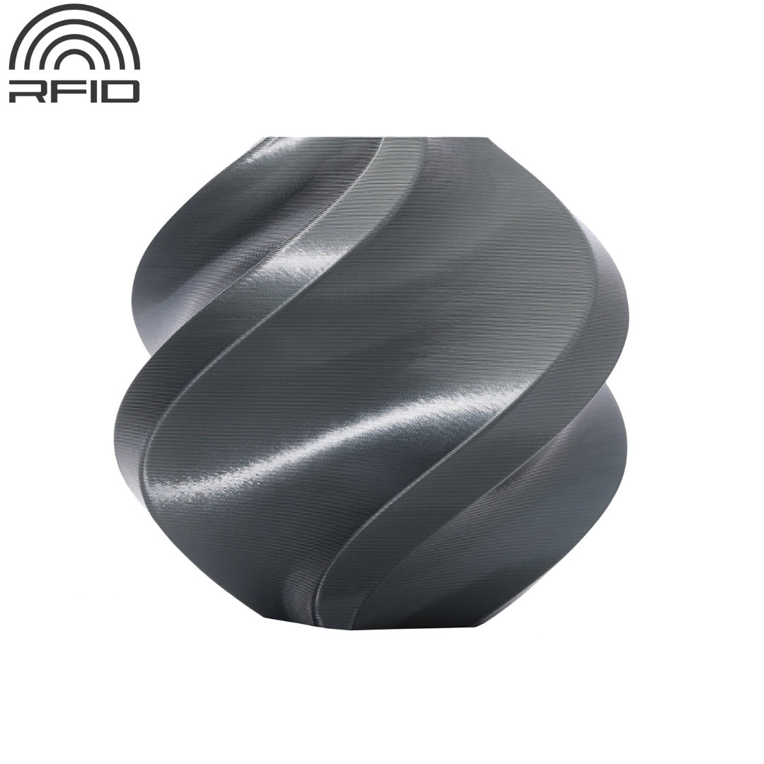 Filamento PLA Silk+ Bambu Lab Gris Titanio 1kg 1.75mm