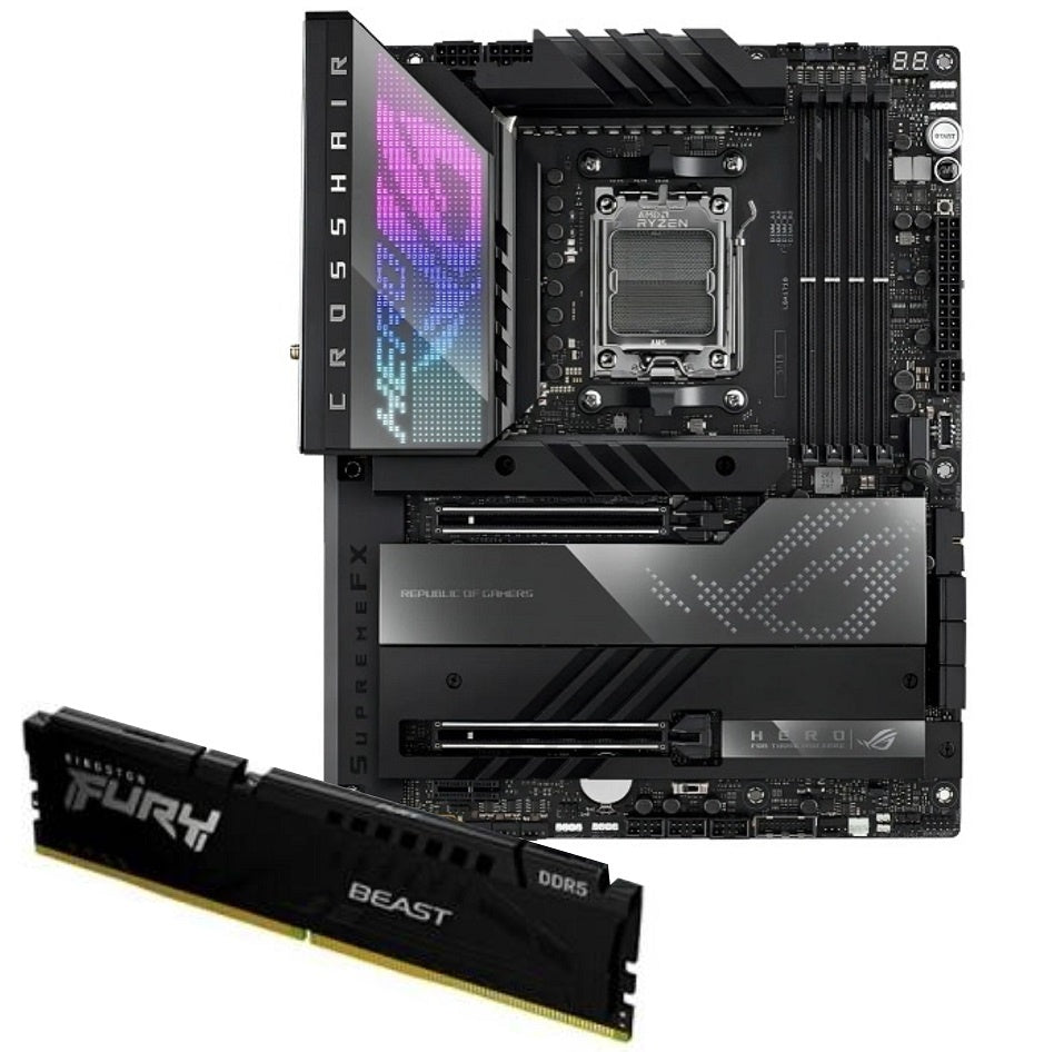 Mother Asus ROG X670E + Memoria Kingston DDR5 32GB