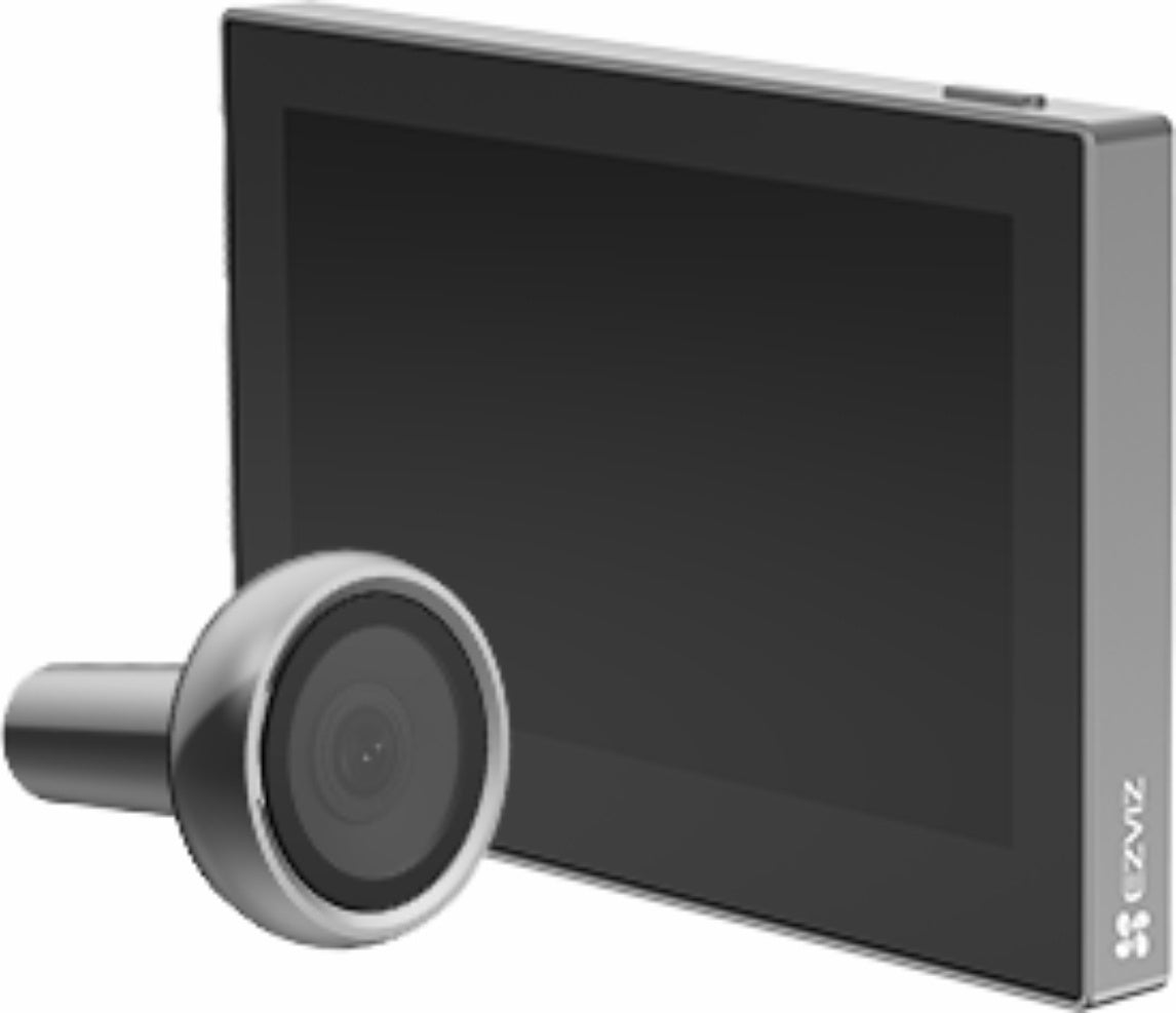 Mirilla Inteligente Ezviz HP2 2MP Pantalla 4.3 Silver