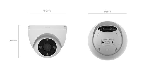 Cámara Ezviz H4 2K 3MP Wi-Fi Exterior Fija