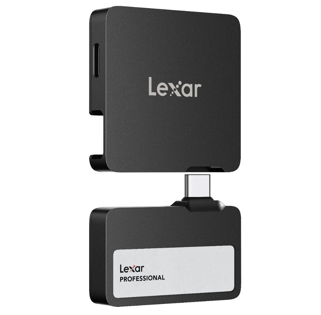 SSD Portátil Lexar Professional Go 1TB con Hub USB 3.2 Gen 2
