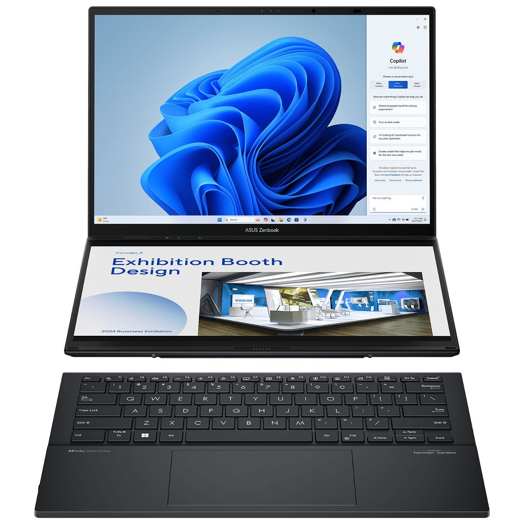 Notebook ASUS Zenbook Duo Core Ultra 9 32GB 1TB Dual OLED 14 pulgadas