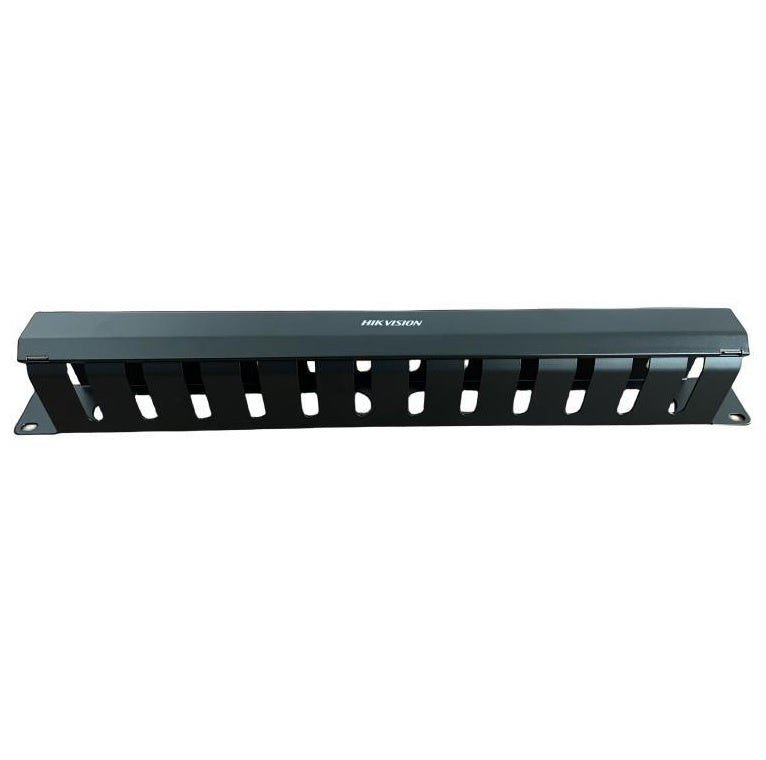 Organizador de Cables Hikvision 1U 12 Ranuras Metálico