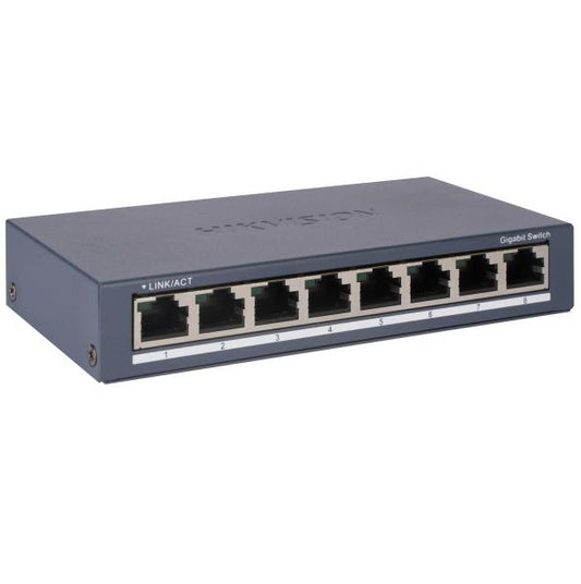 Switch Hikvision 8 Puertos Gigabit Metálico